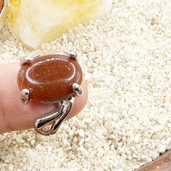 Sunstone Victorian silver ring/manifesting confidence in the future - Picture 1 of 8